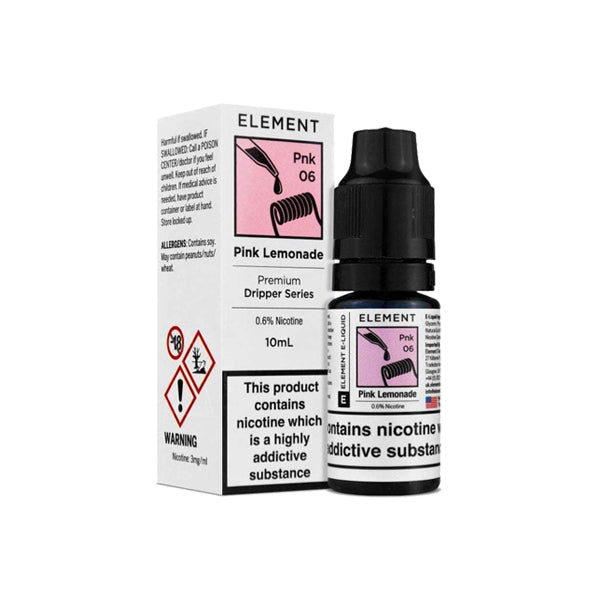 20MG Element Designer 10ML Sales de nicotina con sabor