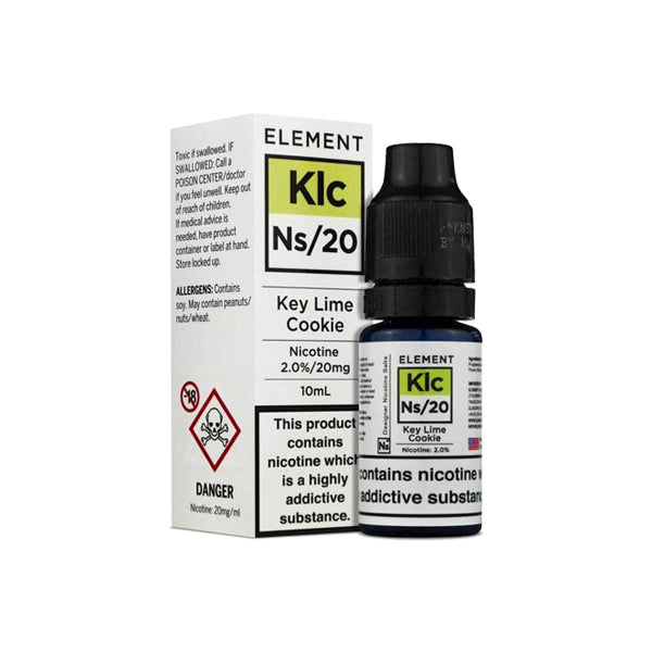 20MG Element Designer 10ML Sales de nicotina con sabor