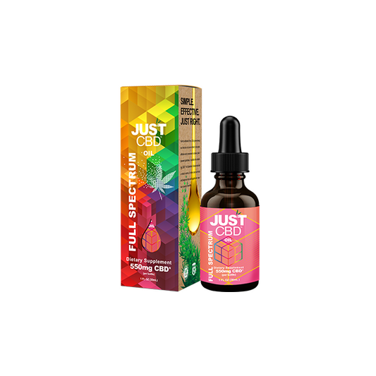 Just CBD 550mg Full Spectrum Tincture - 30ml