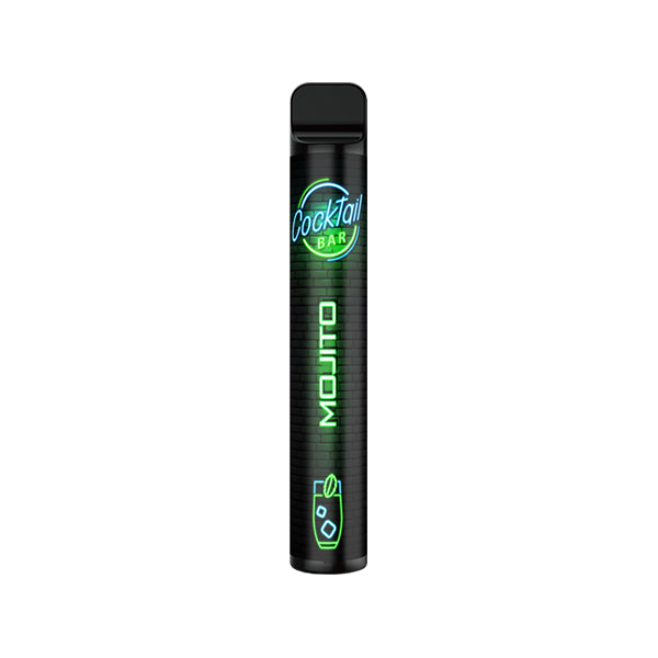 Kokteyl Bar 20mg Nic Salt Tek Kullanımlık Vape Cihazı 600 Puffs