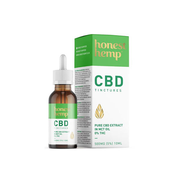 Honest Hemp 500MG 10ml Pure CBD Extract in MCT Oil