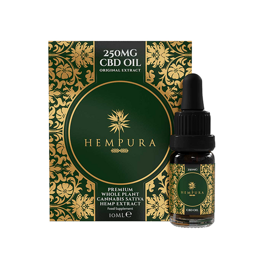 Hempura 250mg CBD Broad Spectrum Oil with terpenes - 10ml