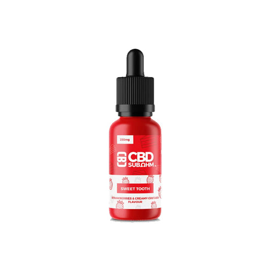 CBD Asylum 500mg CBD Sub Ohm E-liquid 25ml Shortfill (70VG/30PG)