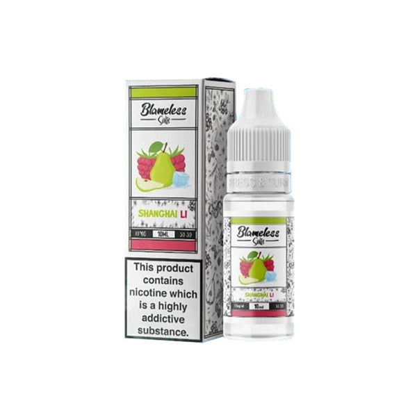 10mg Blameless Juice Co. 10ml Nic Salts (50VG/50PG)