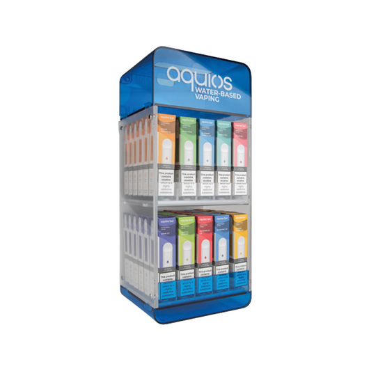 20mg Aquios Bar CDU + 100 Unit Bundle (Top 10 Flavours)