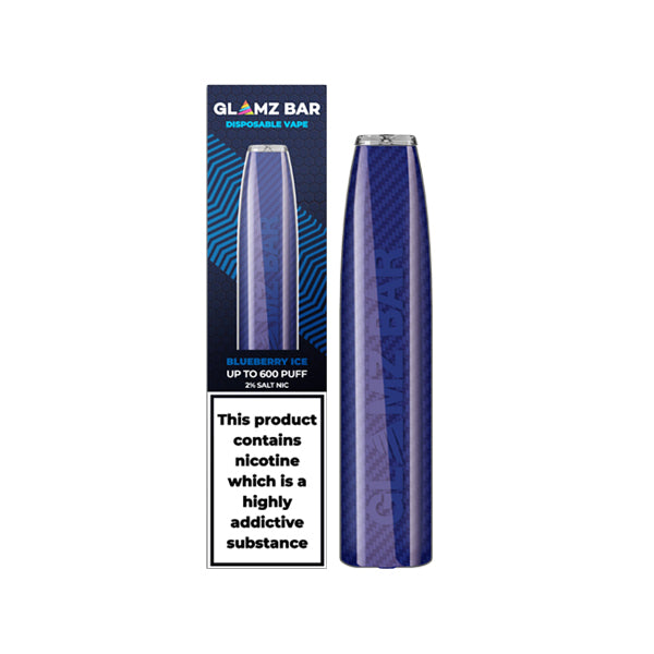 20mg Glamz Bar Disposable Vape Pen 600 Puffs