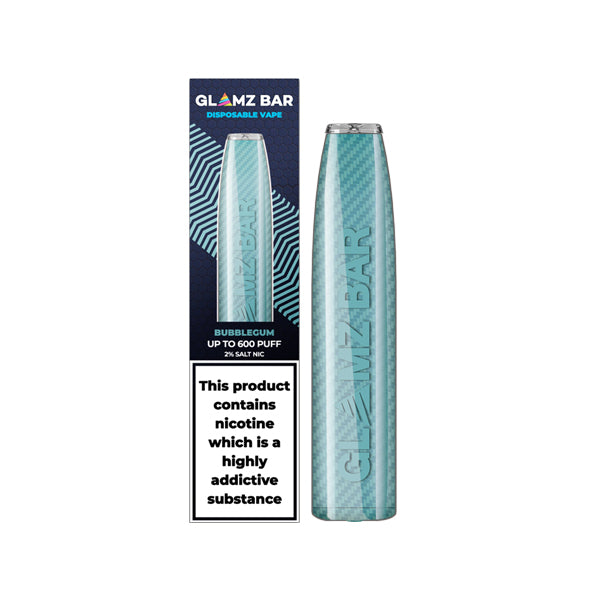 20mg Glamz Bar Disposable Vape Pen 600 Puffs