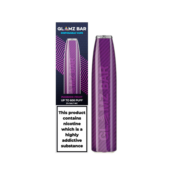 20mg Glamz Bar Disposable Vape Pen 600 Puffs