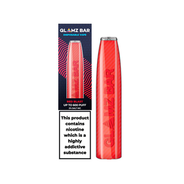 20mg Glamz Bar Disposable Vape Pen 600 Puffs