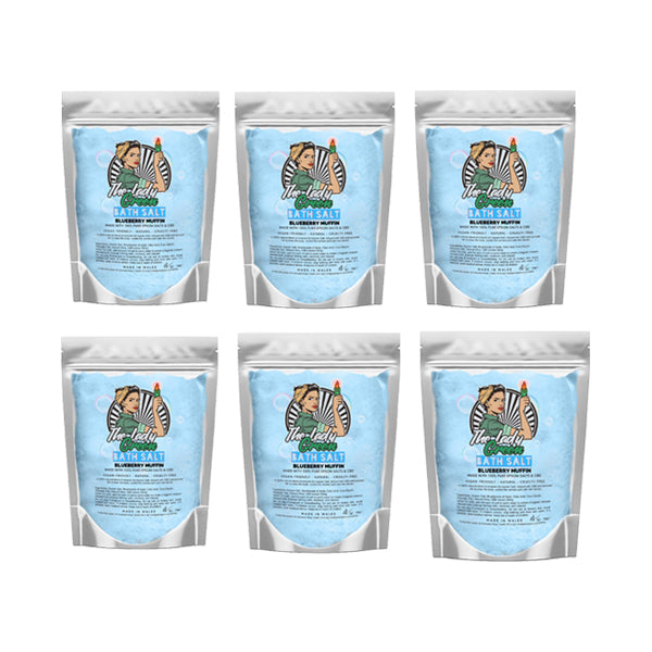 Lady Green 20mg CBD Bath Salts - 6 Pack