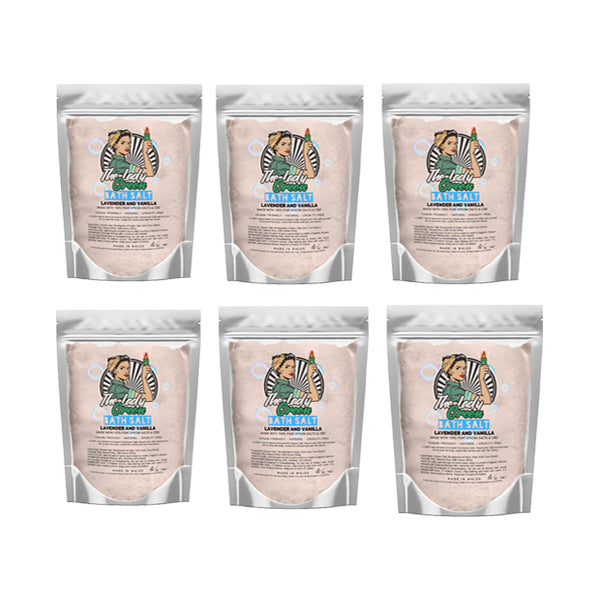 Lady Green 20mg CBD Bath Salts - 6 Pack