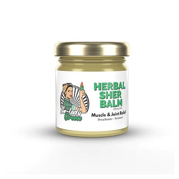 Lady Green 300mg CBD Herbal Sher Muscle Balm - 30ml (BUY 1 GET 1 FREE)