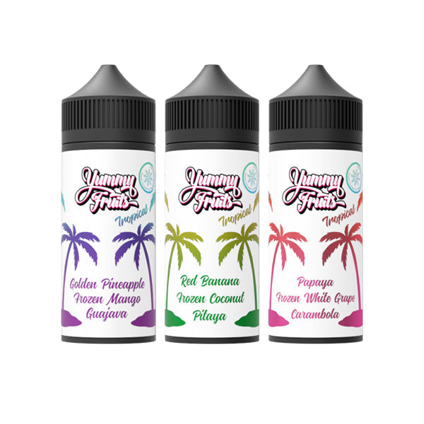 Yummy Fruits Tropical Frozen 100ml Shortfill 0mg (70VG/30PG)