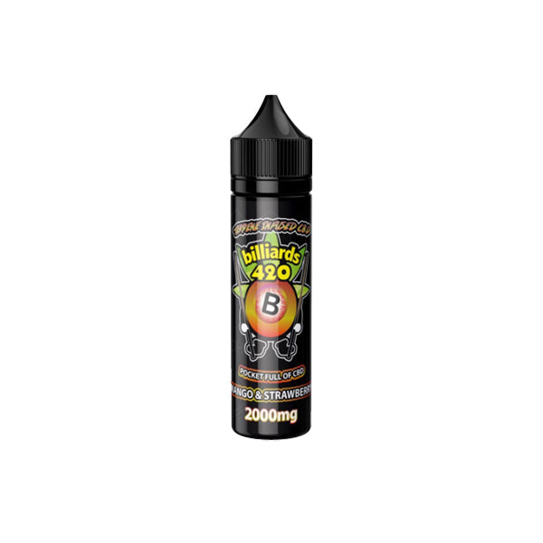 Billiards 420 Terpene Infused 50ml E-Liquid 2000mg CBD