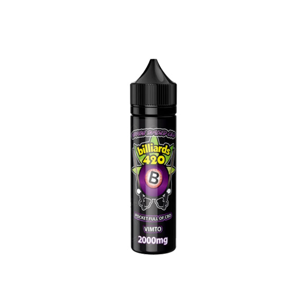 Billiards 420 Terpene Infused 50ml E-Liquid 2000mg CBD