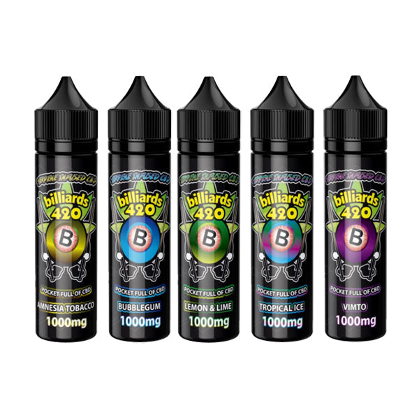 Billiards 420 Terpene Infused 50ml E-Liquid 1000mg CBD