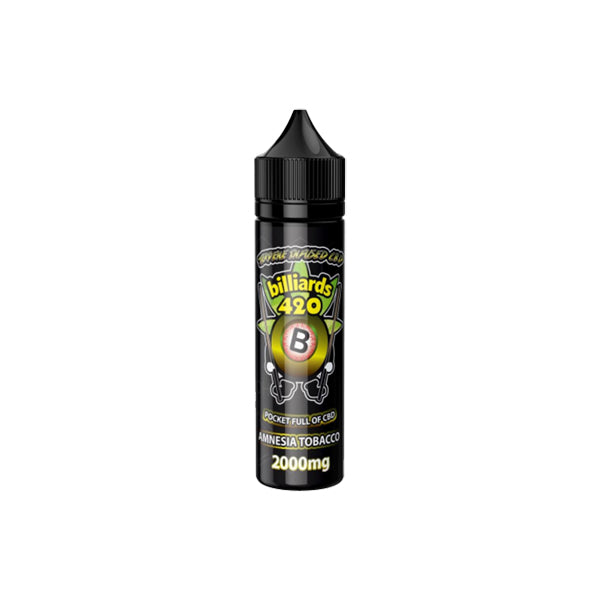 Billiards 420 Terpene Infused 50ml E-Liquid 2000mg CBD