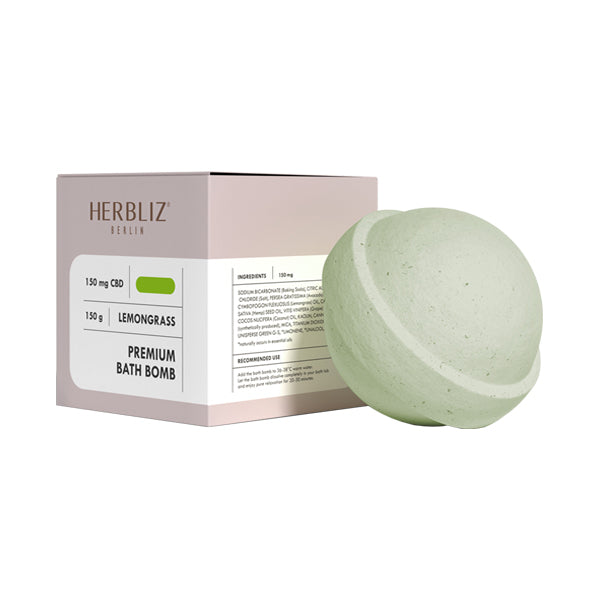 Herbliz 150mg CBD Premium Bath Bombs - 150g