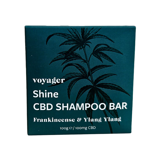 Voyager 100mg CBD Shine Shampoo Bar - 100g