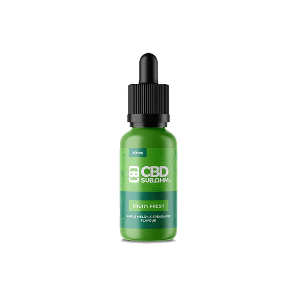 CBD Asylum 500mg CBD Sub Ohm E-liquid 25ml Shortfill (70VG/30PG)