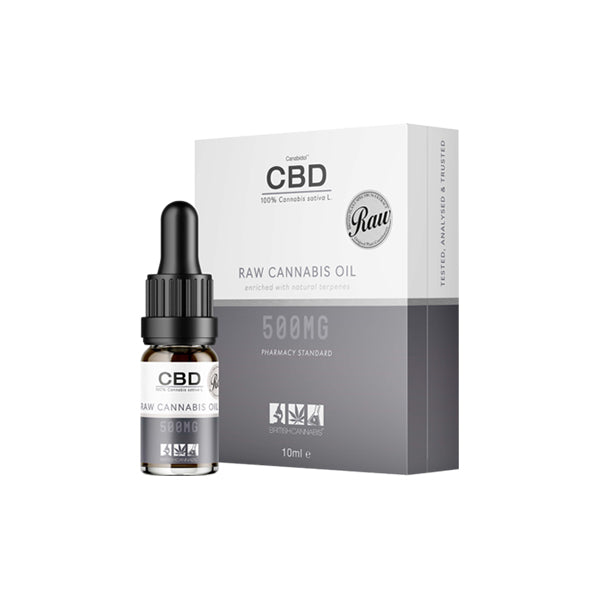 British Cannabis tarafından CBD 500mg CBD Ham Esrar Yağı Damlaları 10ml