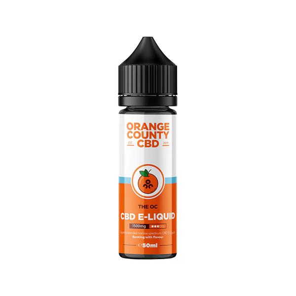 Orange County CBD 1500mg Broad Spectrum CBD E-liquid 50ml (60VG/40PG)