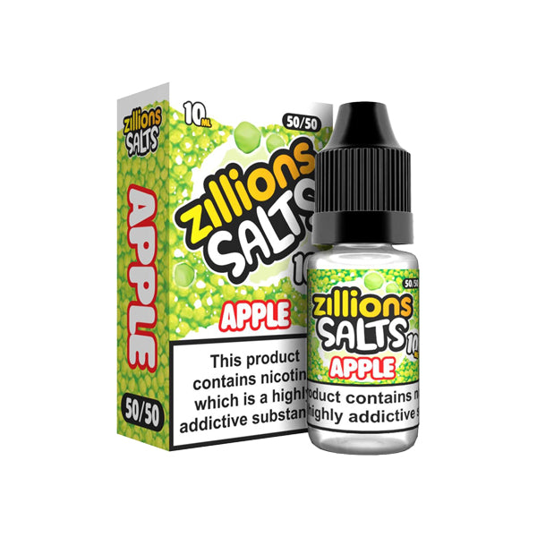 10 mg de sales de Zillions 10 ml de sales de Nic (50VG/50PG)