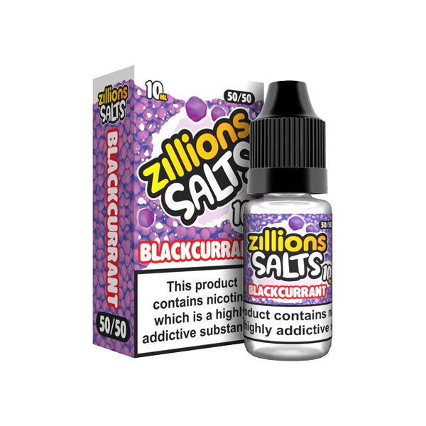 10 mg de sales de Zillions 10 ml de sales de Nic (50VG/50PG)