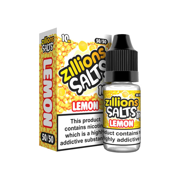 10 mg de sales de Zillions 10 ml de sales de Nic (50VG/50PG)