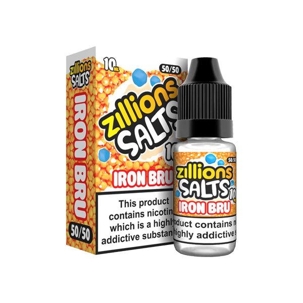 10 mg de sales de Zillions 10 ml de sales de Nic (50VG/50PG)