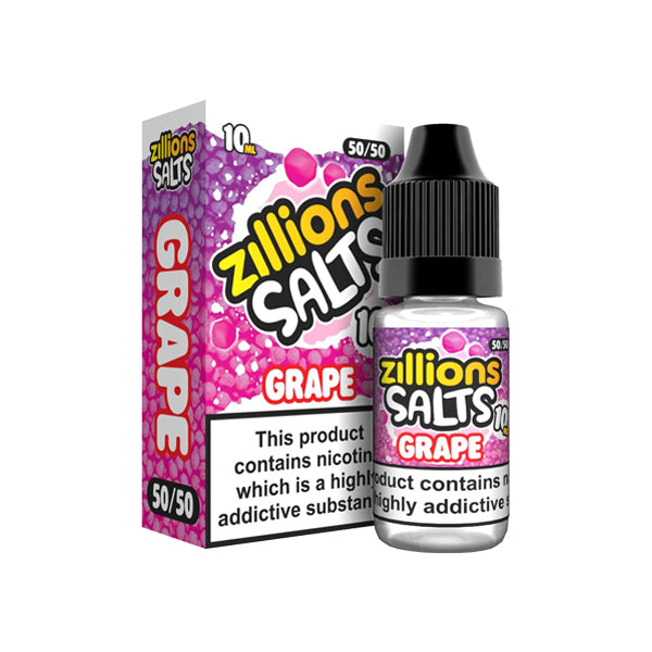 20 mg de sales de Zillions 10 ml de sales de Nic (50VG/50PG)