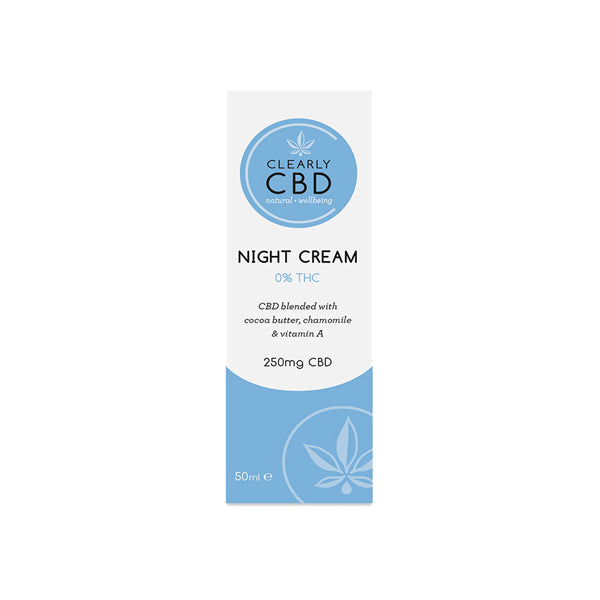 Clearly CBD 250mg CBD Night Cream 50ml