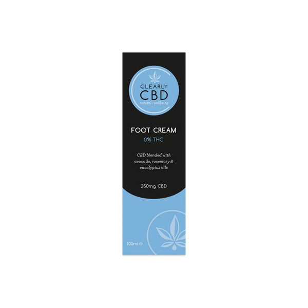 Clearly CBD 250mg CBD Foot Cream 100ml