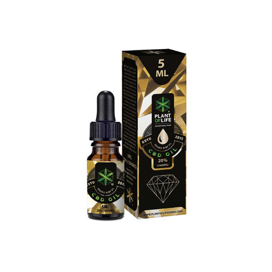 Bitki Yaşam 1000mg CBD Tam Spektrumlu CBD Yağı 5ml