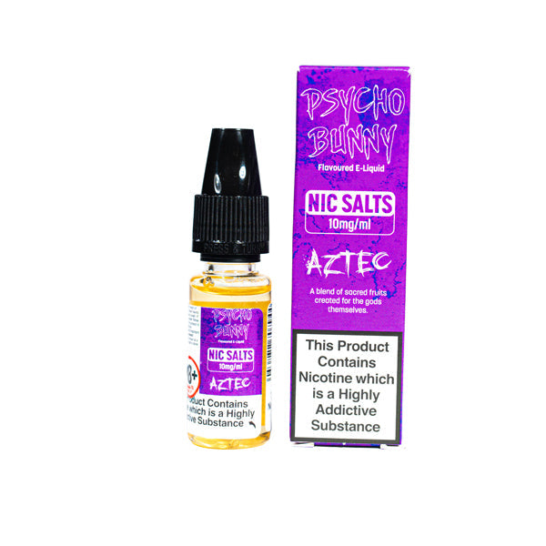 10mg Psycho Bunny Nic Salts 10ml (50PG/50VG)