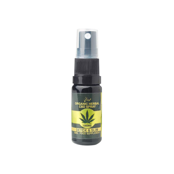 Honey Heaven 1000mg Detox & Slim Organic Herbal CBD Spray 10ml