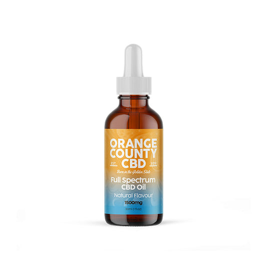 Orange County CBD 1500mg 30ml MCT Oil - Organic Coconut Oil