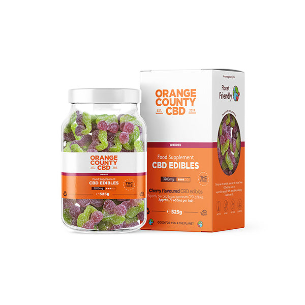 Orange County CBD 3200mg Sakızlar - Büyük Paket