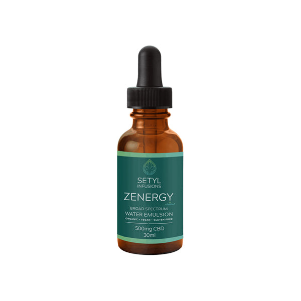 Setyl İnfüzyonları 500mg Zenergy Su Emülsiyonu CBD - 30ml