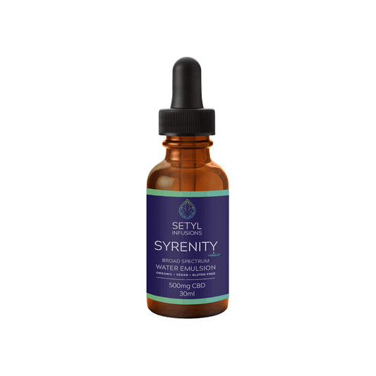 Setyl Infusions 500mg Syrenity Water Emulsion CBD - 30ml