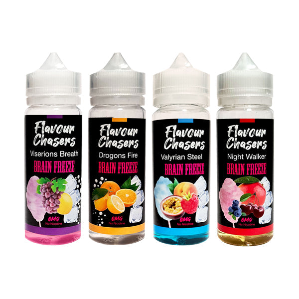 Flavor Chasers 100ml Kısa Doldurma ile Beyin Dondurma 0mg (70VG/30PG)