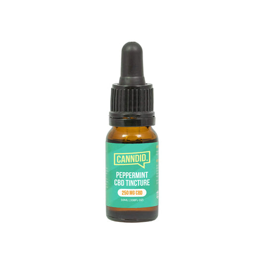 Canndid 250mg CBD Tincture Oil 10ml - Peppermint (BUY 1 GET 1 FREE)