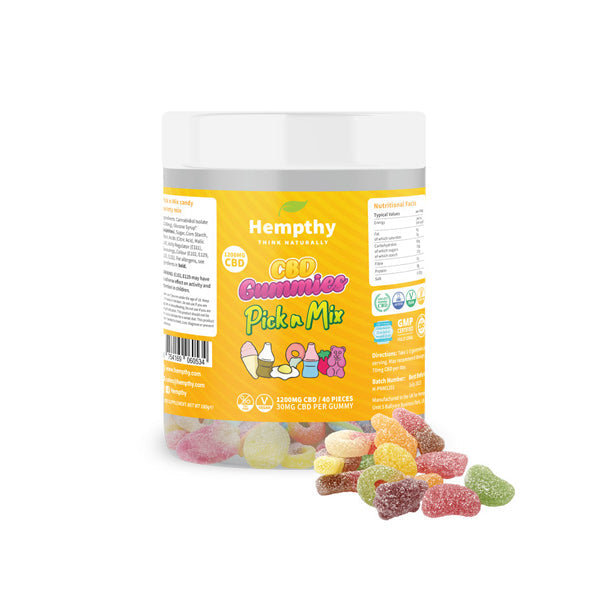 Hempthy 1200mg CBD Pick n Mix - 40 adet