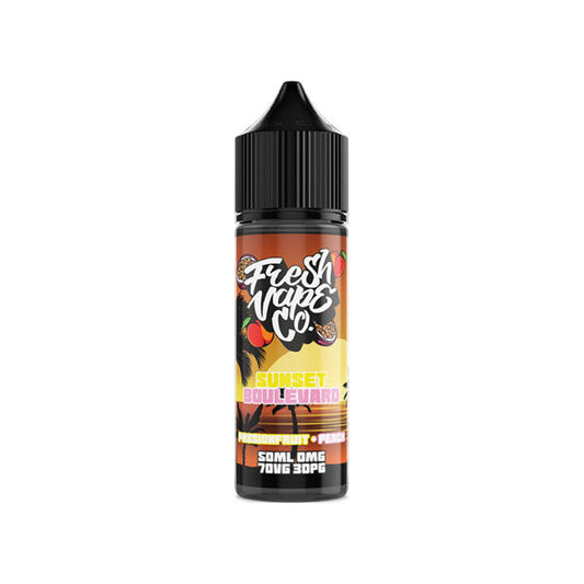 Fresh Vape Co 50ml Kısa Doldurma 0mg (70VG/30PG)