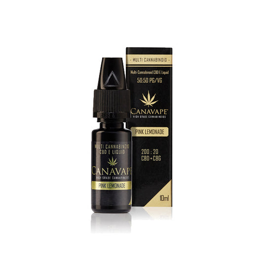 Canavape® 200mg CBD 20mg CBG 10ml E-liquid (50VG/50PG) (BUY 1 GET 1 FREE)