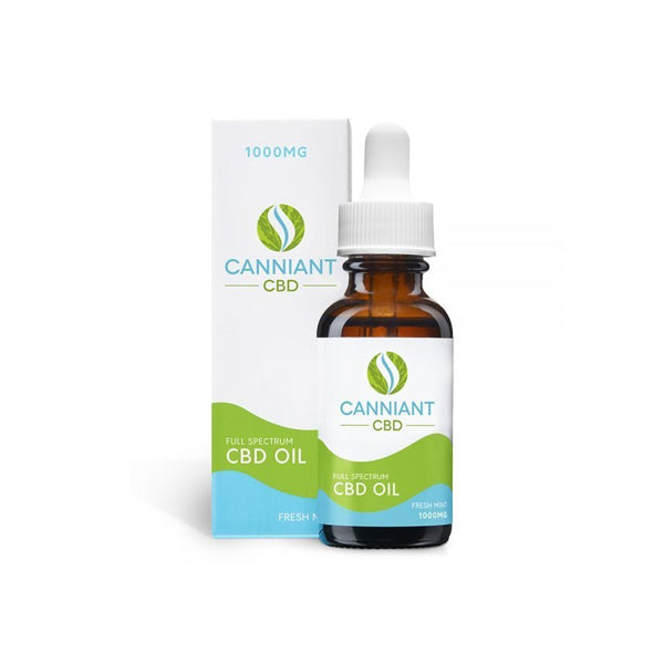 Canniant 1000mg CBD Yağı 30ml - Taze Nane