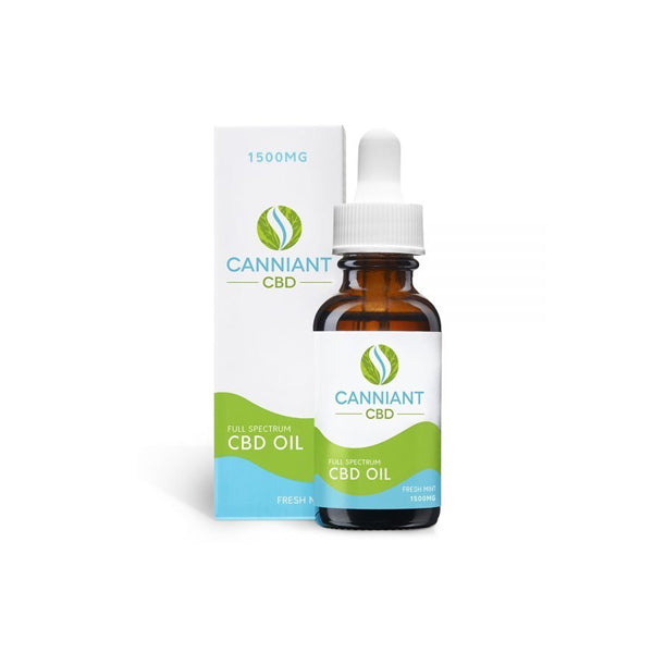 Canniant 1500mg CBD Oil 30ml - Fresh Mint