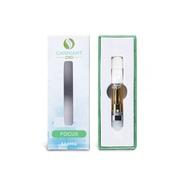 Canniant 500mg CBD Disposable Vape Cartridge - Focus