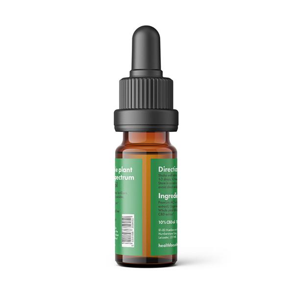 Health Focus CBD 1000mg 10% Full Spectrum MCT CBD Oil 10ml