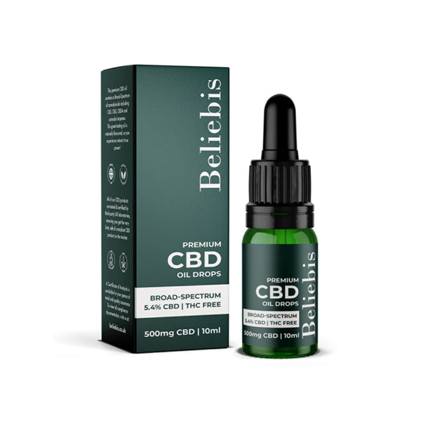 Beliebis 500mg CBD Premium Broad-Spectrum CBD Oil - 10ml